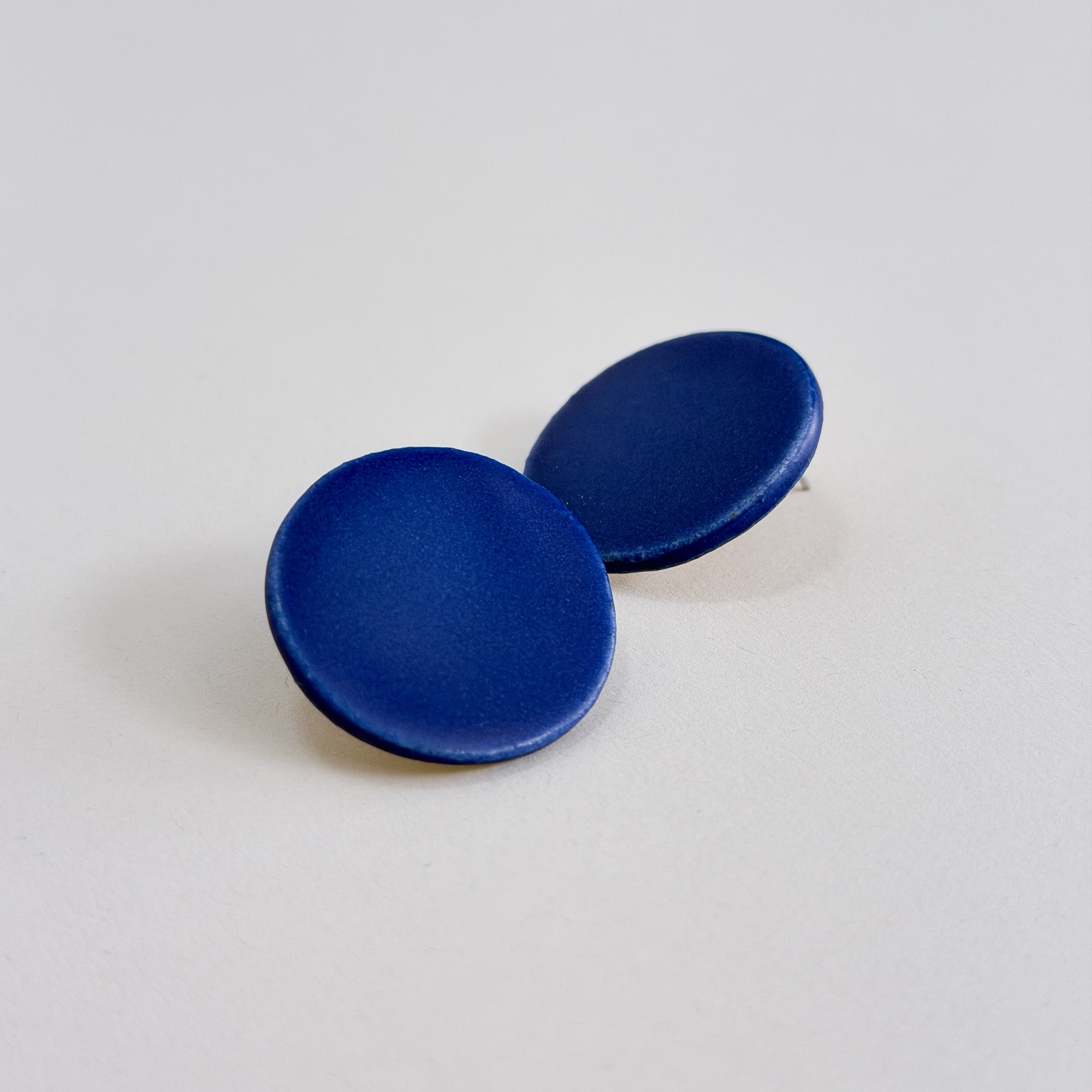 Earrings, Cobalt