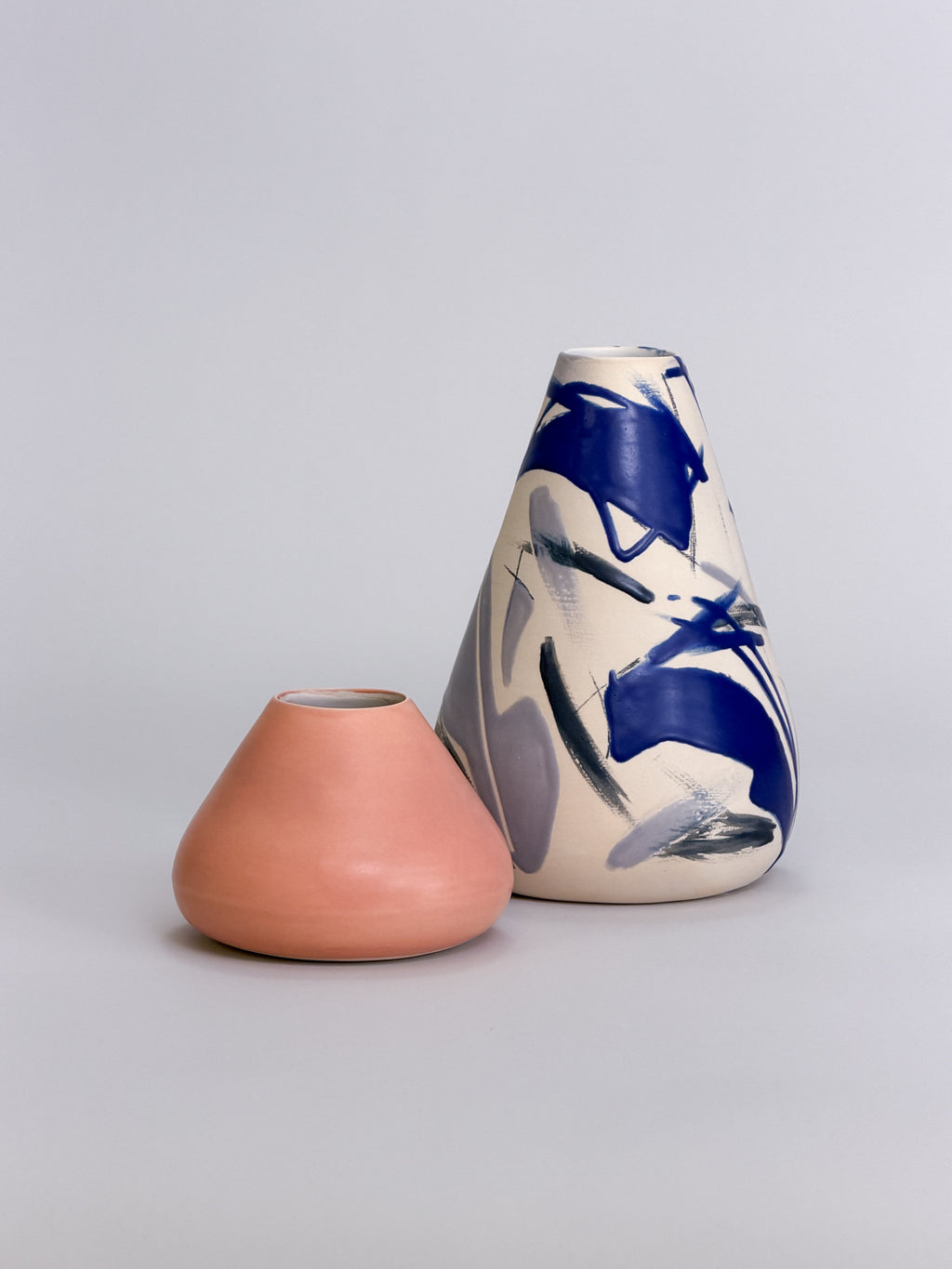 Cone Vase, Brushwork (Preorder)