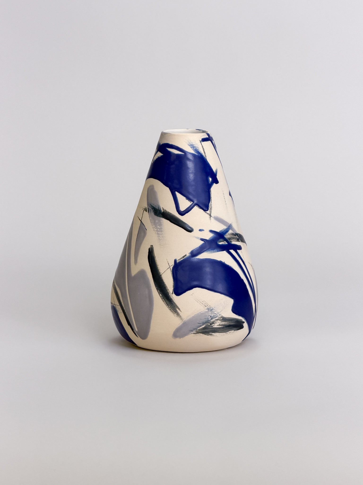 Cone Vase, Brushwork (Preorder)