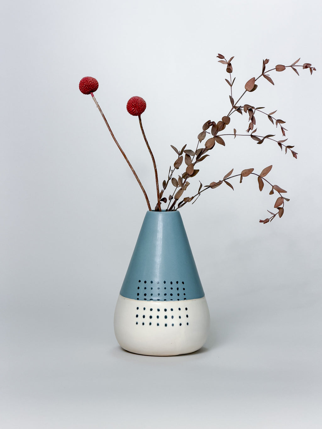 Cone Vase, Dot Grid (Preorder)