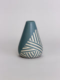 Cone Vase, Denim Crossweave (Preorder)