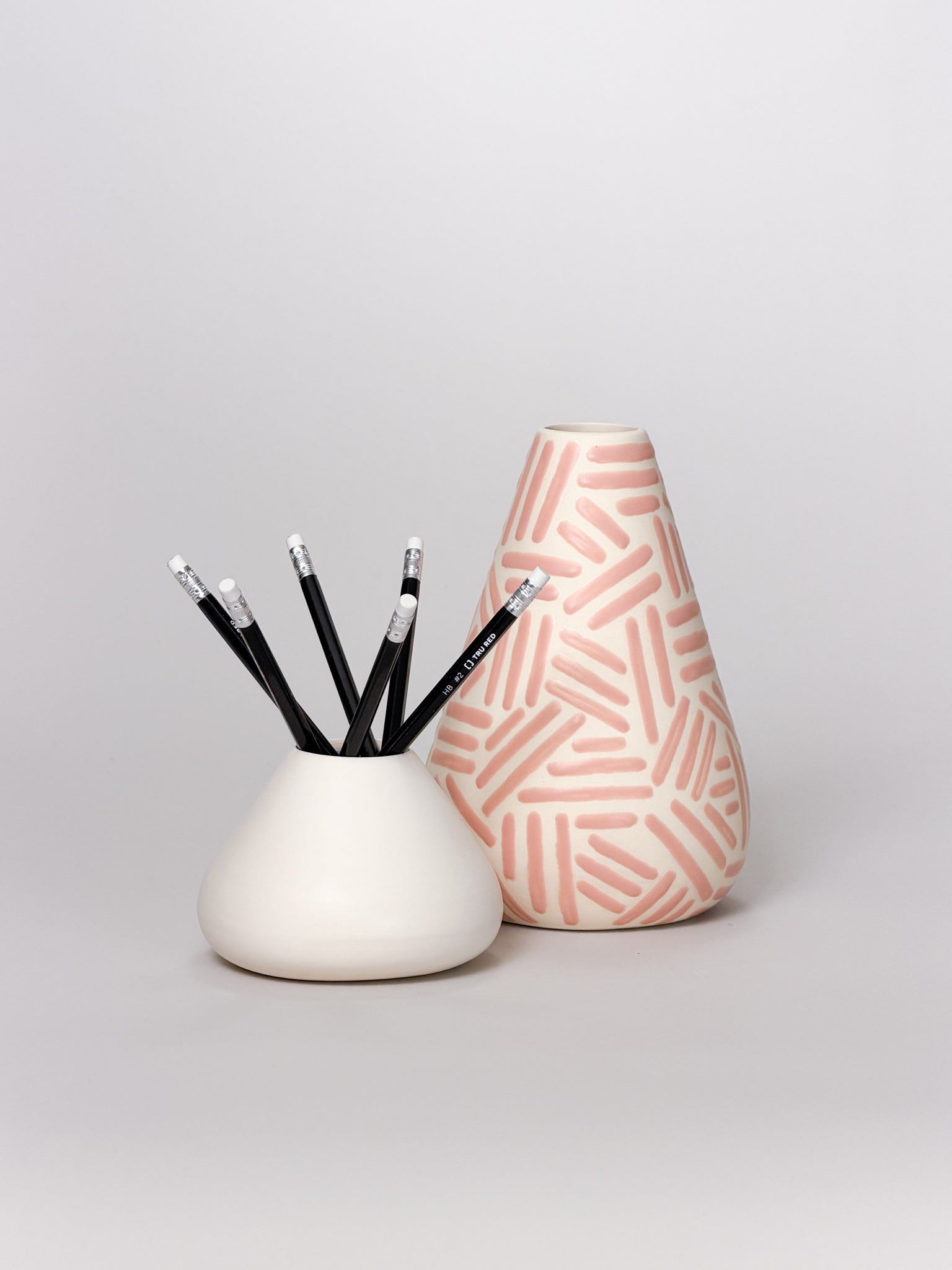 Cone Vase, Lines (Preorder)