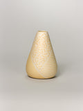 Cone Vase, Yellow Pattern