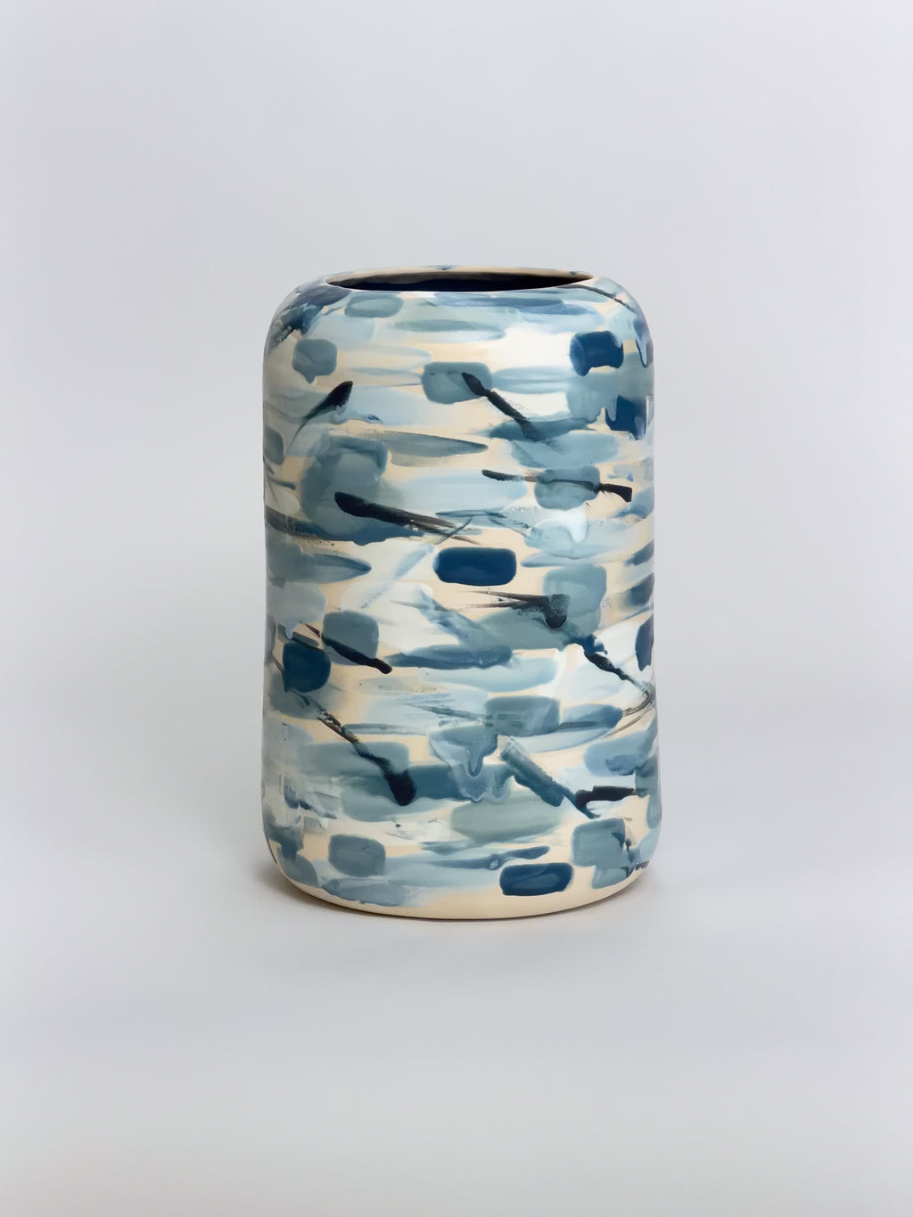 Large Vase, Brushstrokes