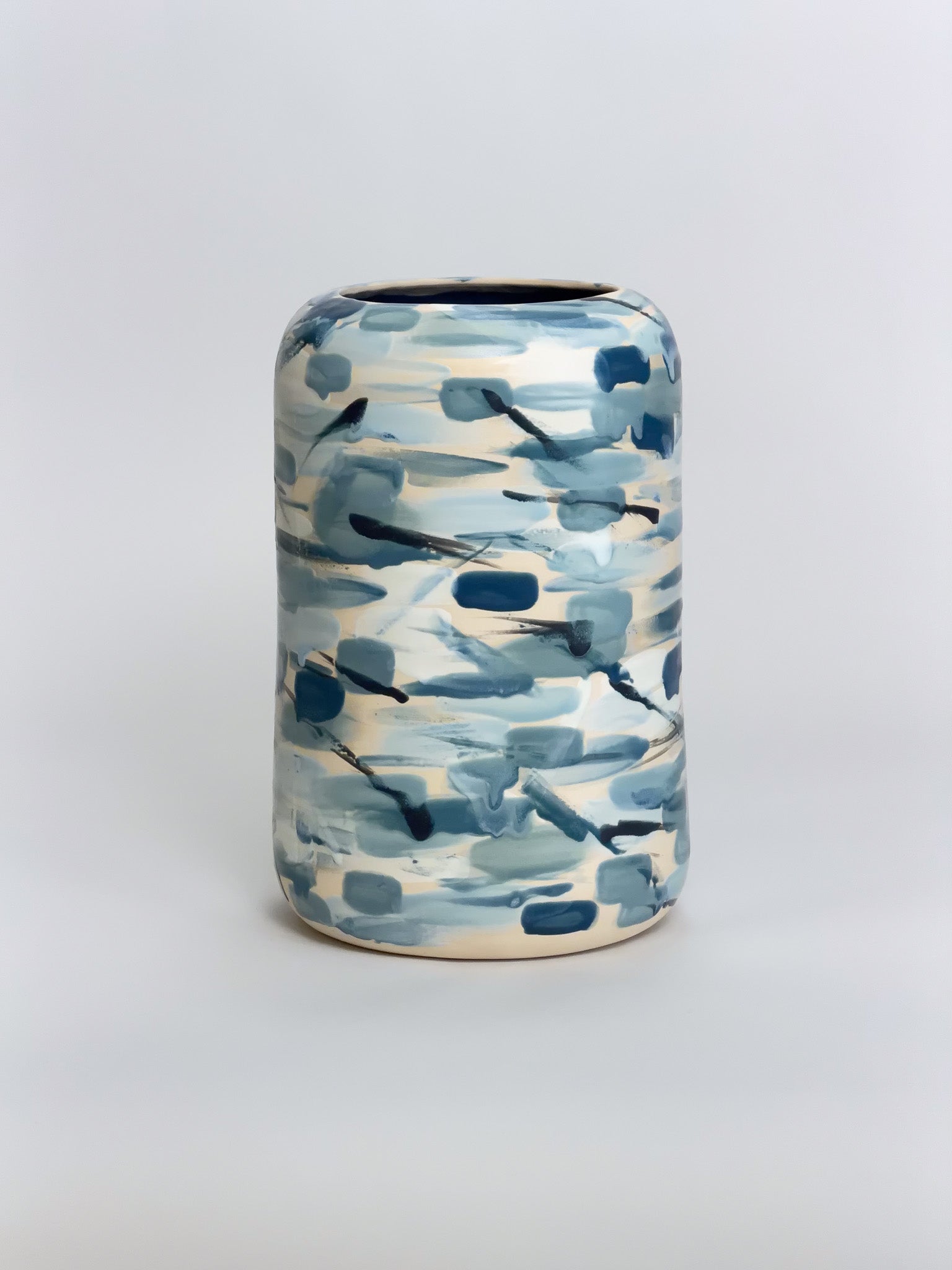 Large Vase, Brushstrokes