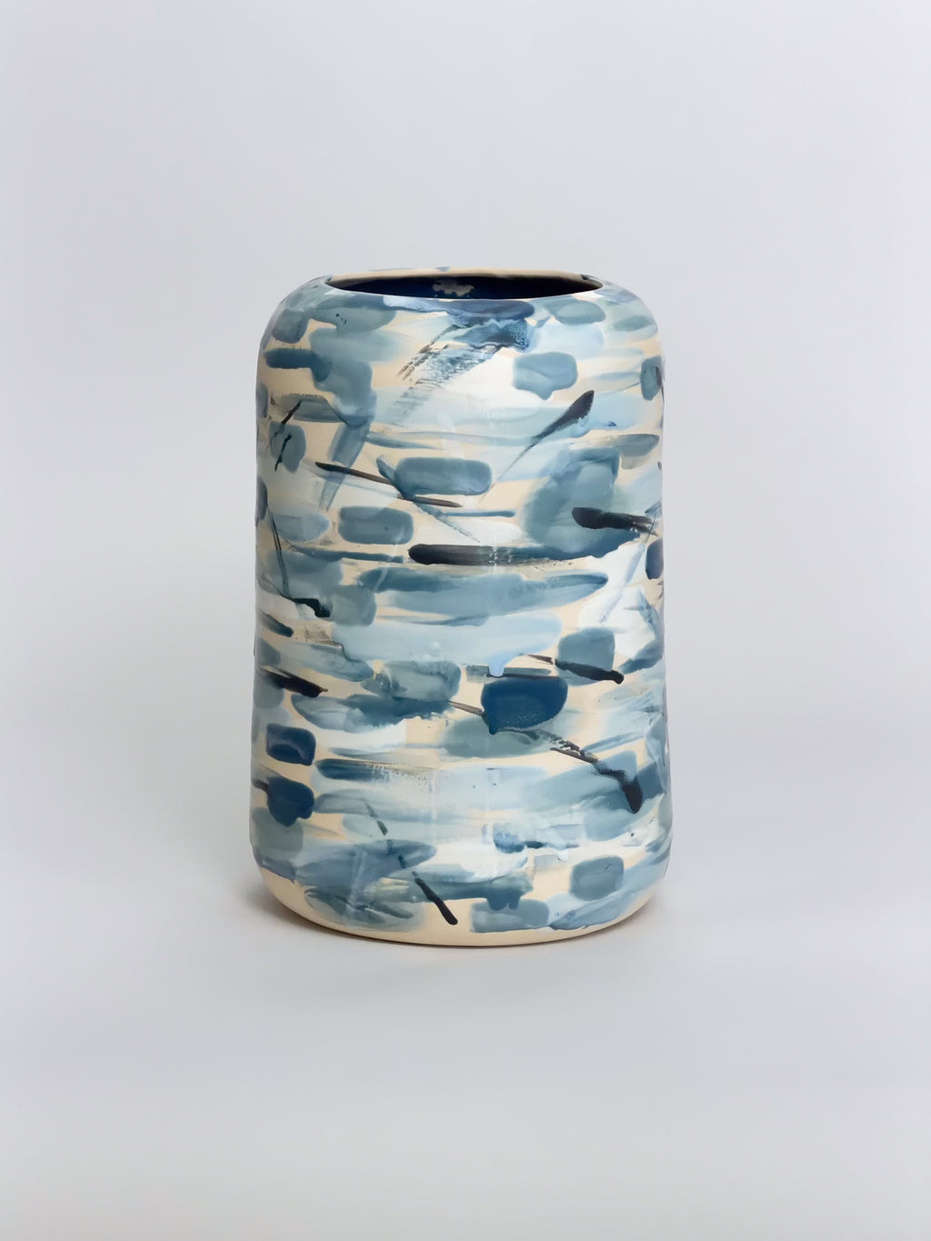Large Vase, Brushstrokes
