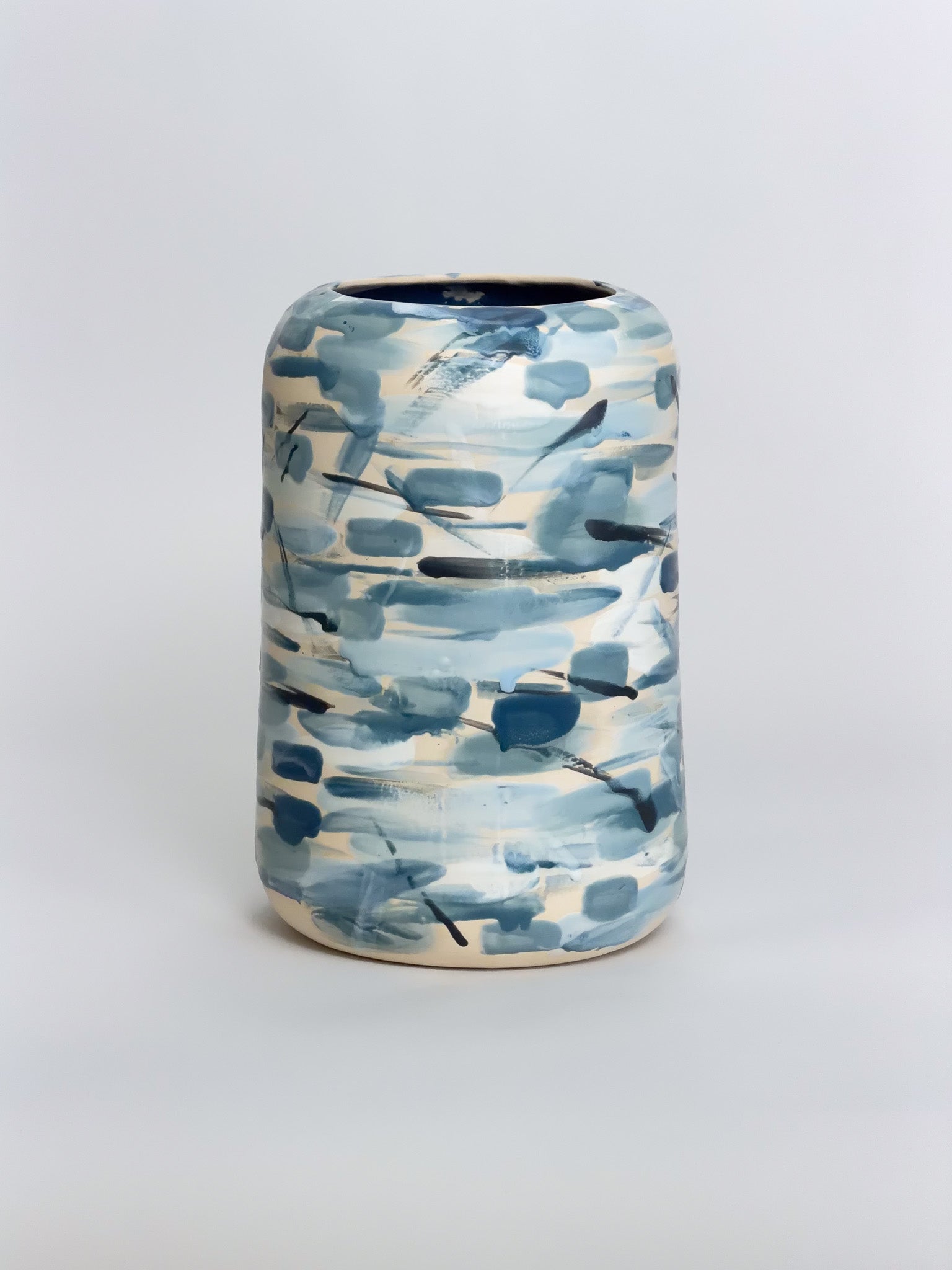 Large Vase, Brushstrokes