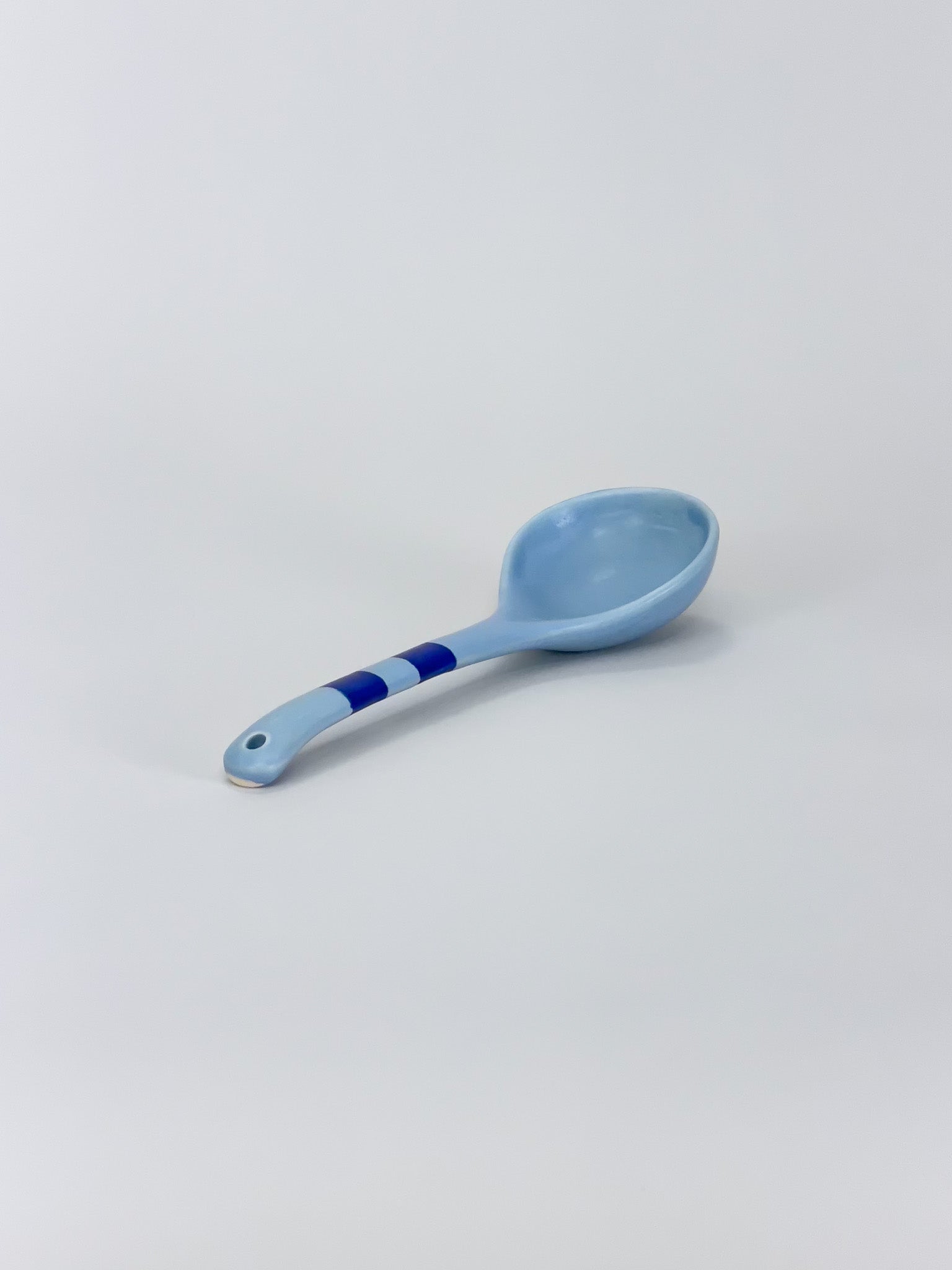 Spoon, Blue with Stripes