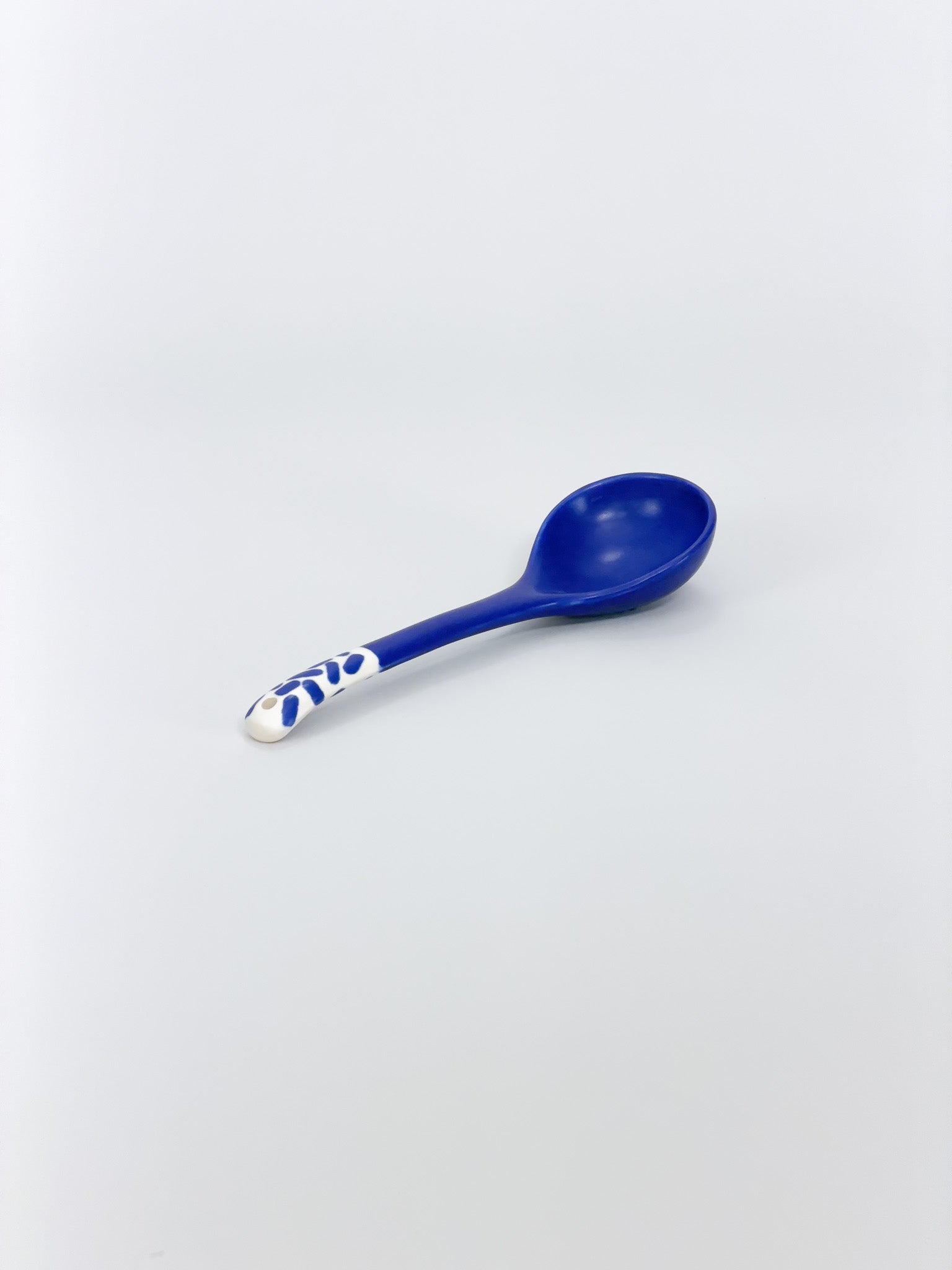 Spoon, Cobalt with Lines