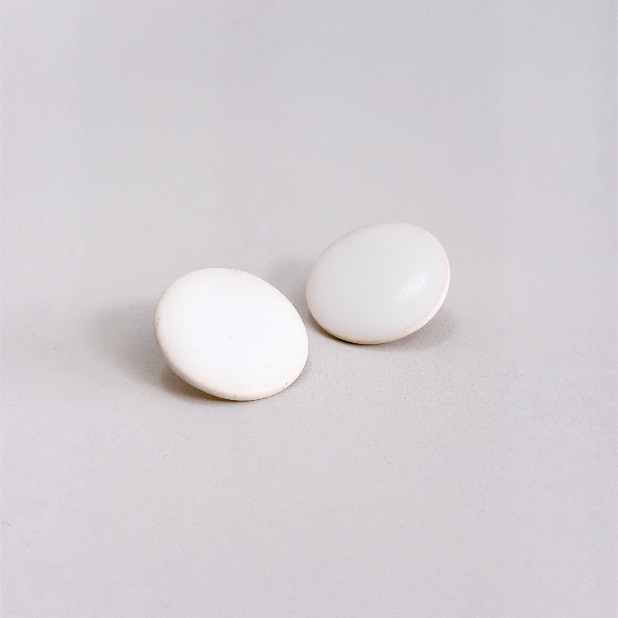 Earrings, White